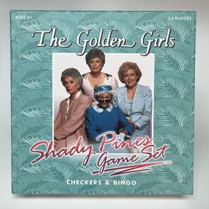 The Golden Girls Shady Pines Game Set (Checkers & Bingo)